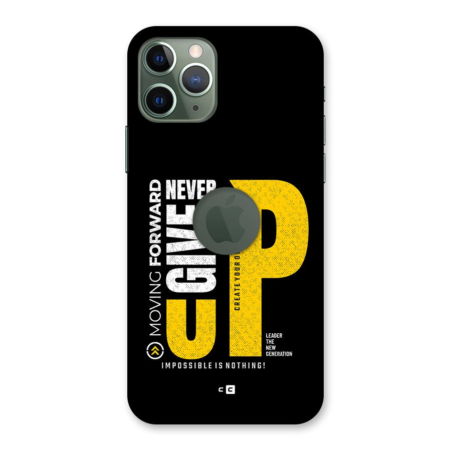 Moving Forward Back Case for iPhone 11 Pro Logo Cut