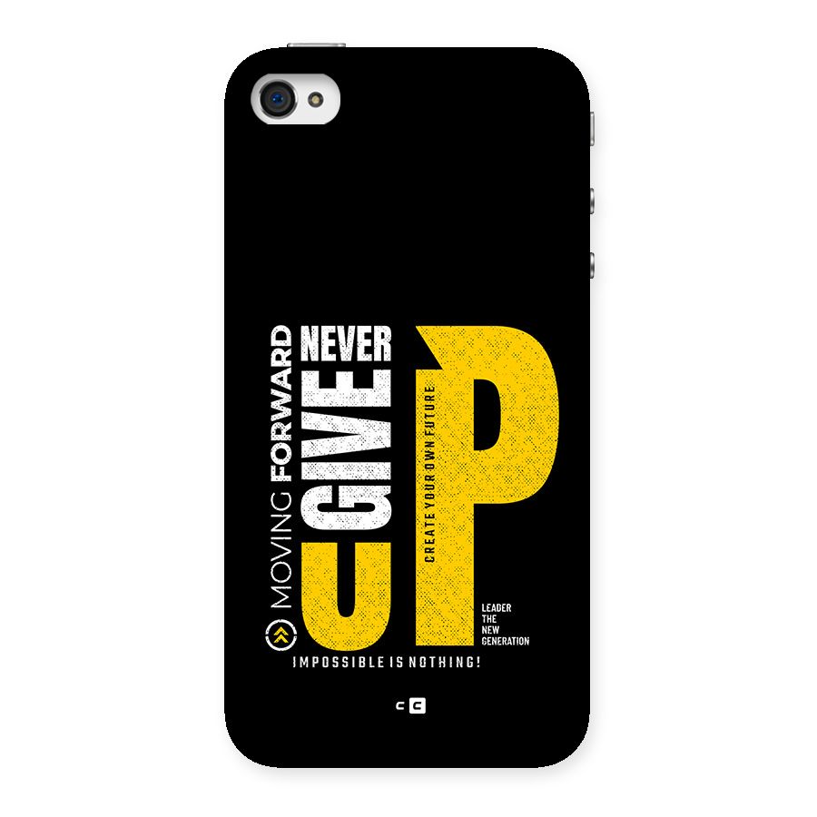 Moving Forward Back Case for iPhone 4 4s