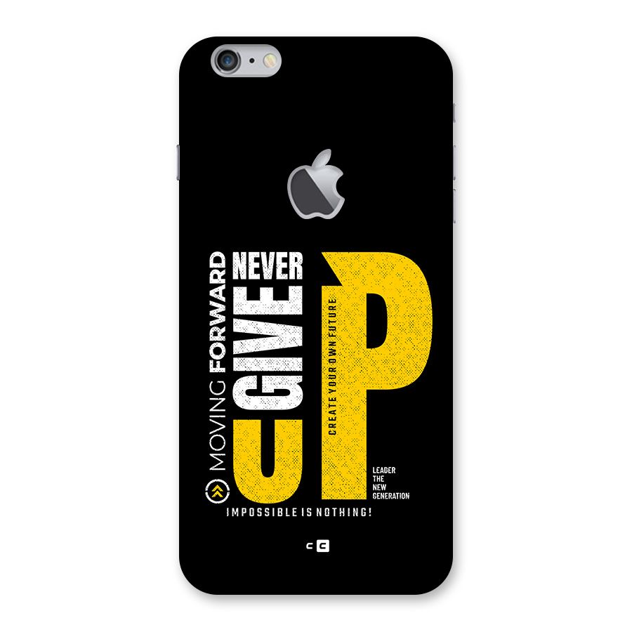 Moving Forward Back Case for iPhone 6 Plus 6S Plus Logo Cut