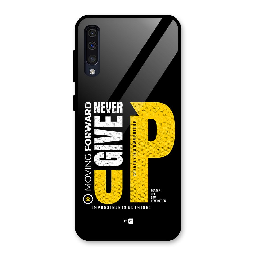 Moving Forward Glass Back Case for Galaxy A50s