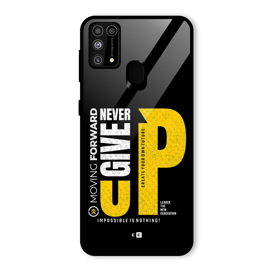 Moving Forward Glass Back Case for Galaxy F41