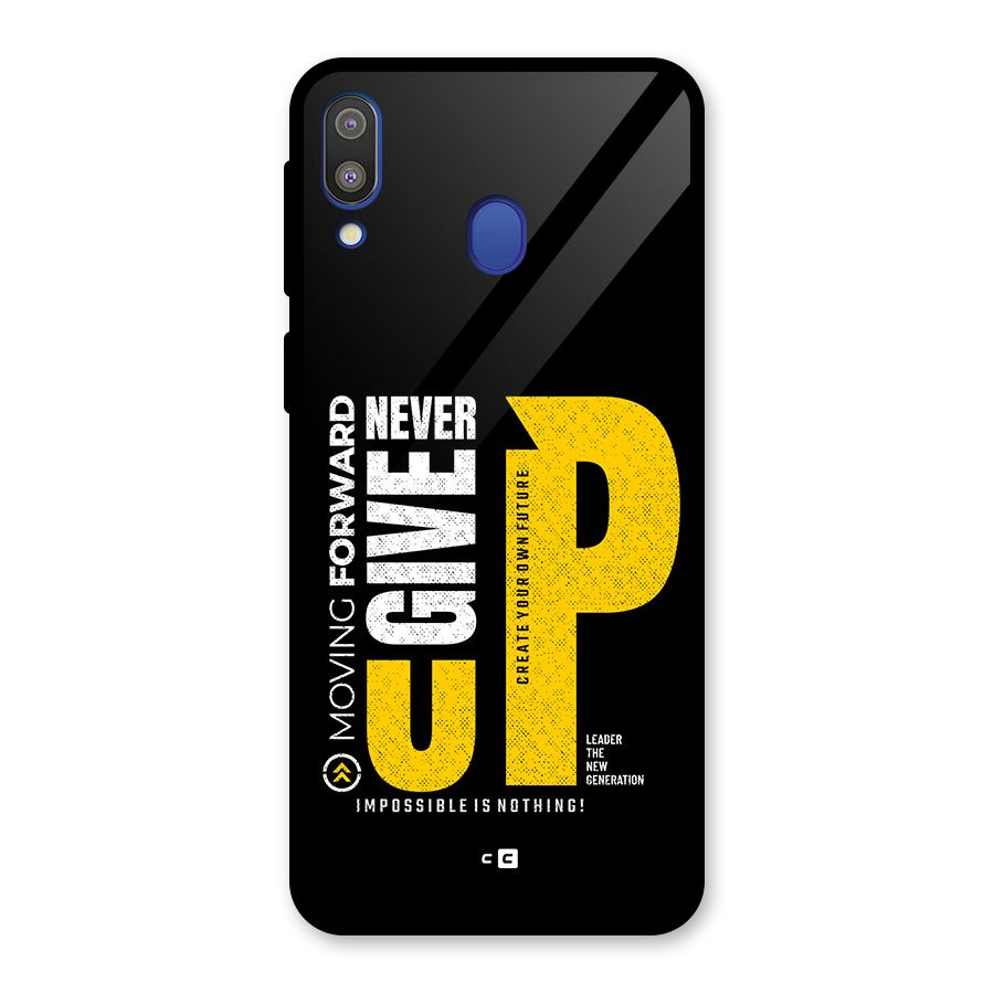 Moving Forward Glass Back Case for Galaxy M20