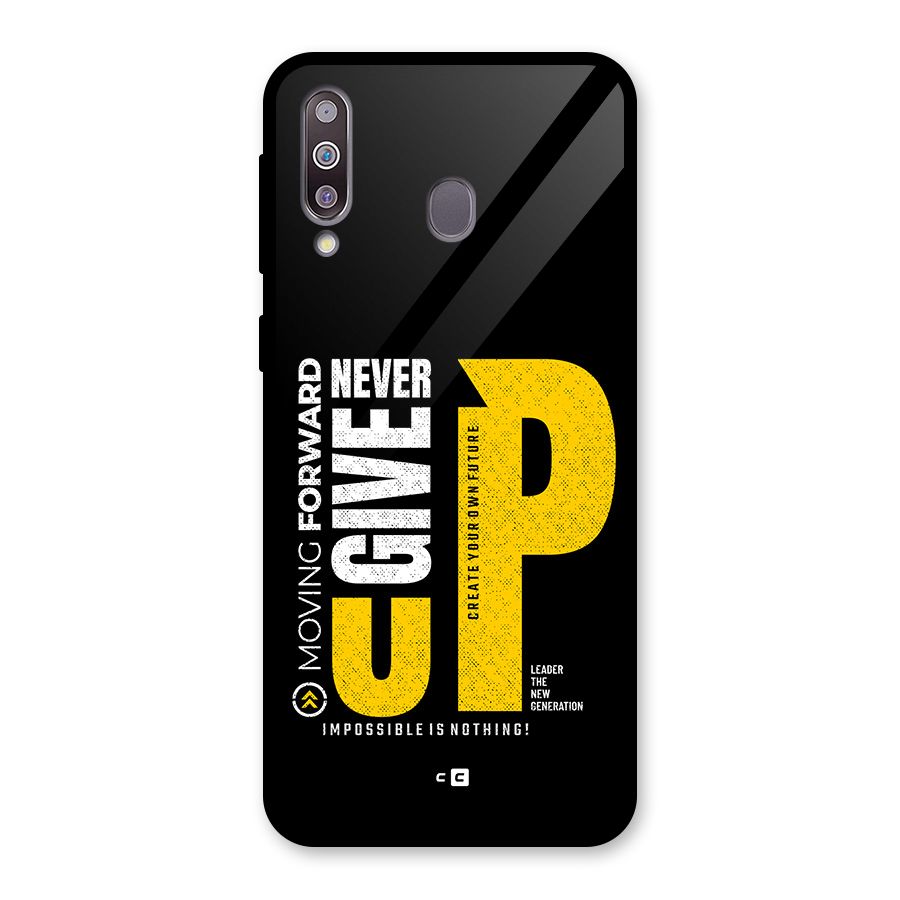 Moving Forward Glass Back Case for Galaxy M30