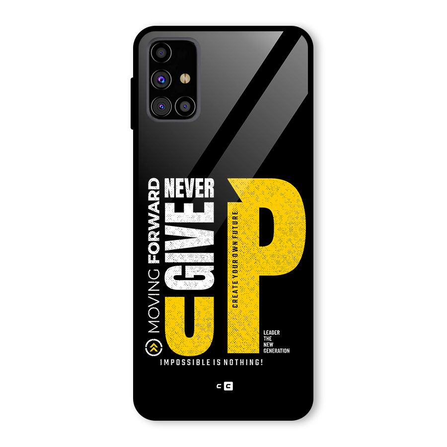 Moving Forward Glass Back Case for Galaxy M31s