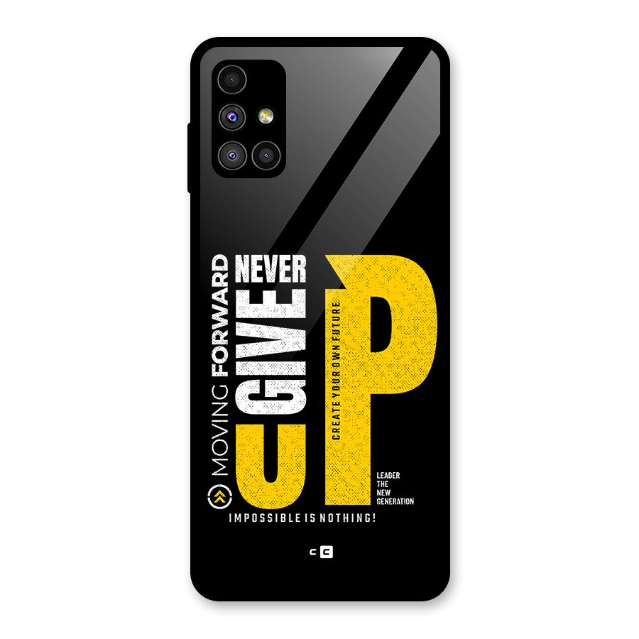 Moving Forward Glass Back Case for Galaxy M51