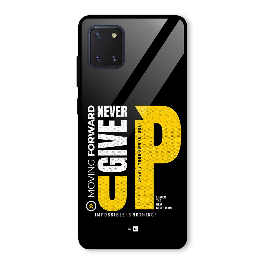 Moving Forward Glass Back Case for Galaxy Note 10 Lite