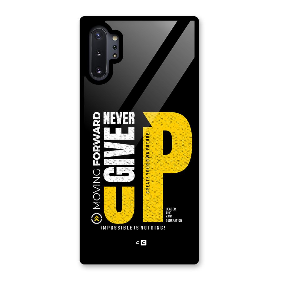 Moving Forward Glass Back Case for Galaxy Note 10 Plus