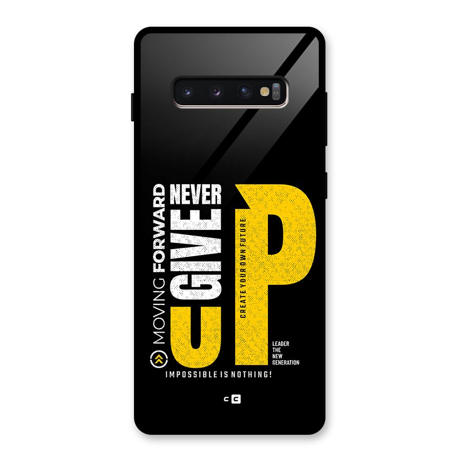 Moving Forward Glass Back Case for Galaxy S10 Plus