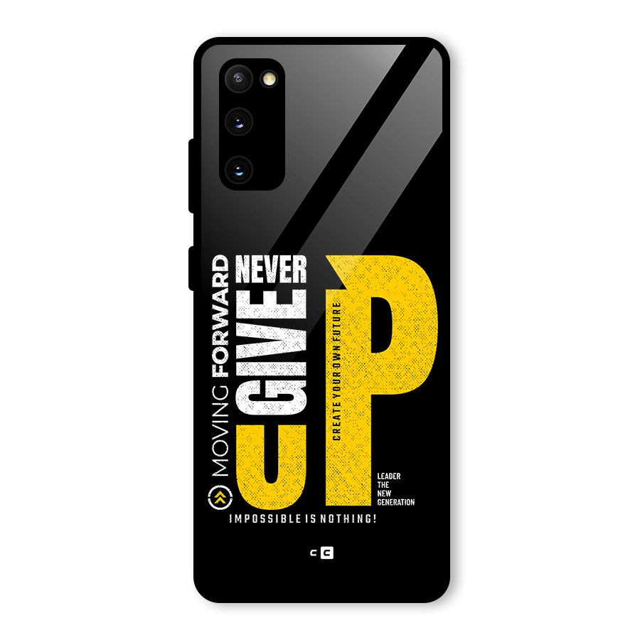 Moving Forward Glass Back Case for Galaxy S20 FE 5G