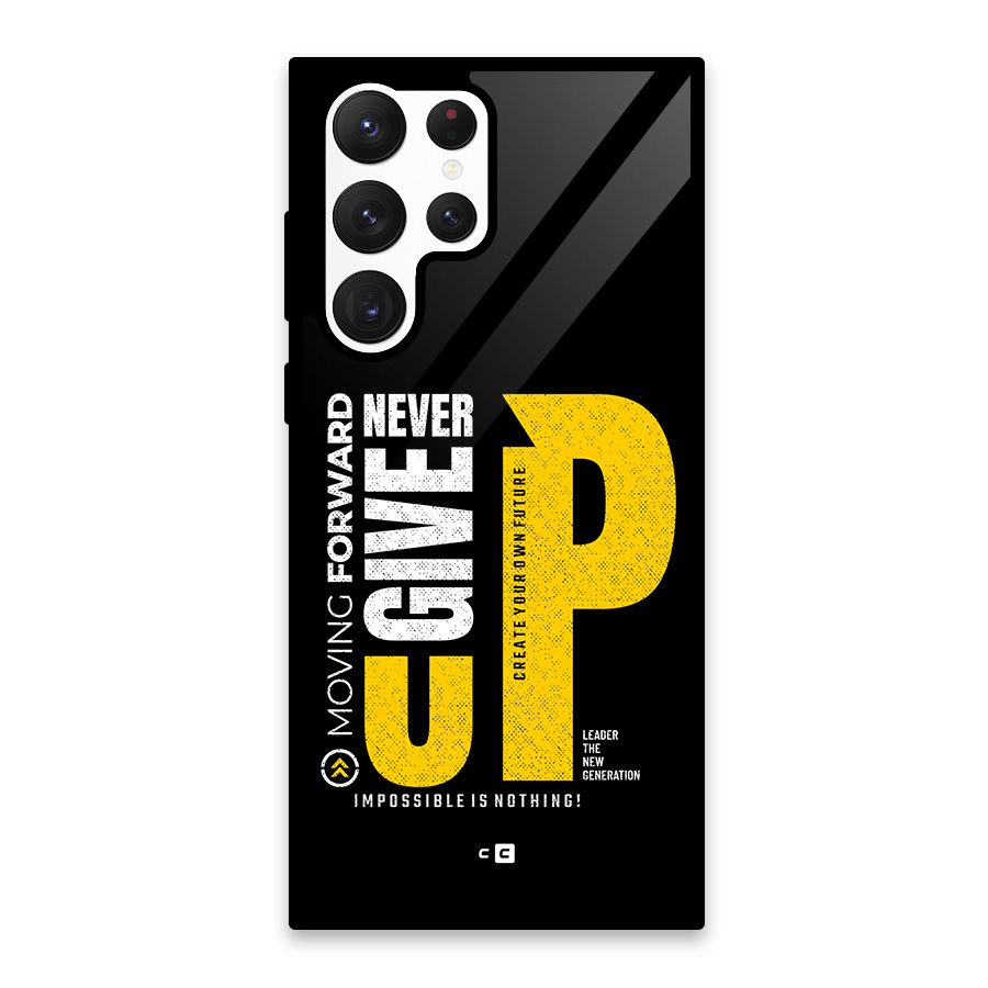 Moving Forward Glass Back Case for Galaxy S22 Ultra 5G