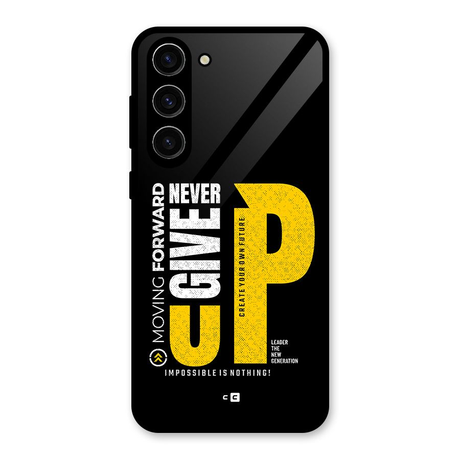 Moving Forward Glass Back Case for Galaxy S23 Plus