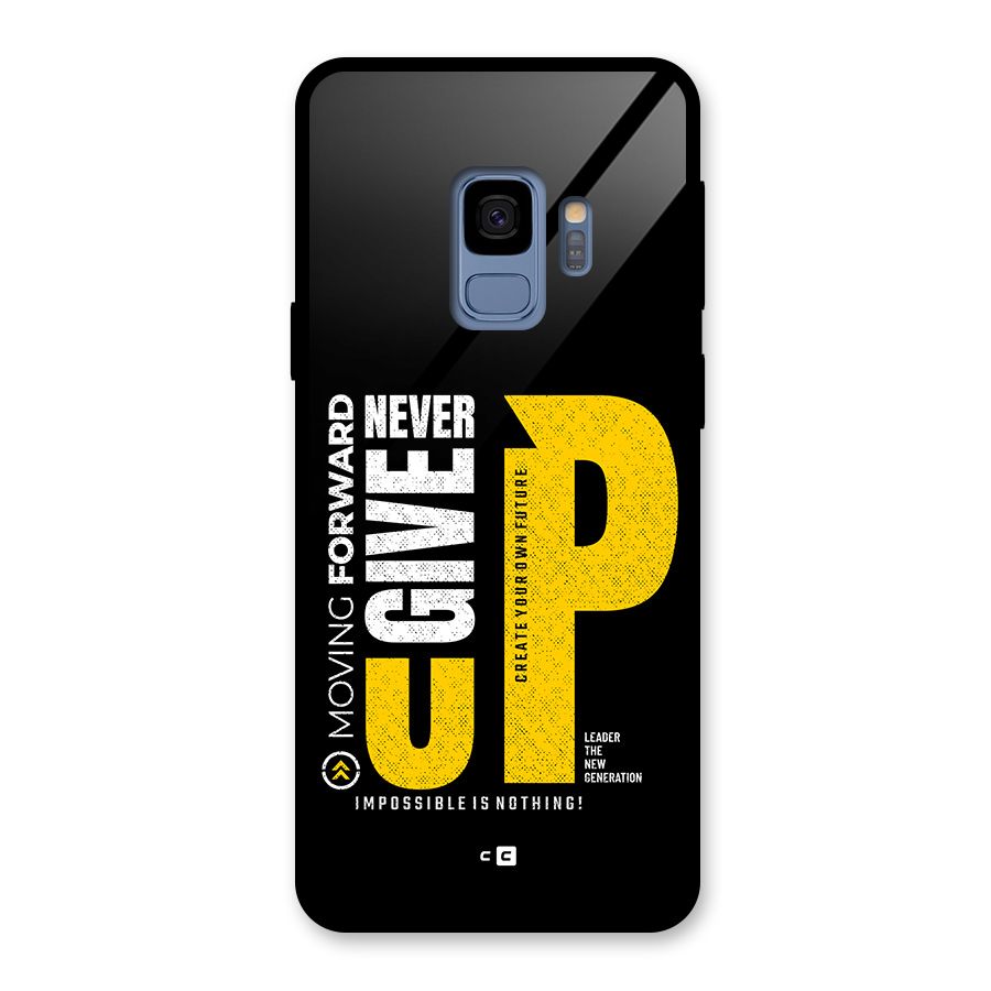 Moving Forward Glass Back Case for Galaxy S9