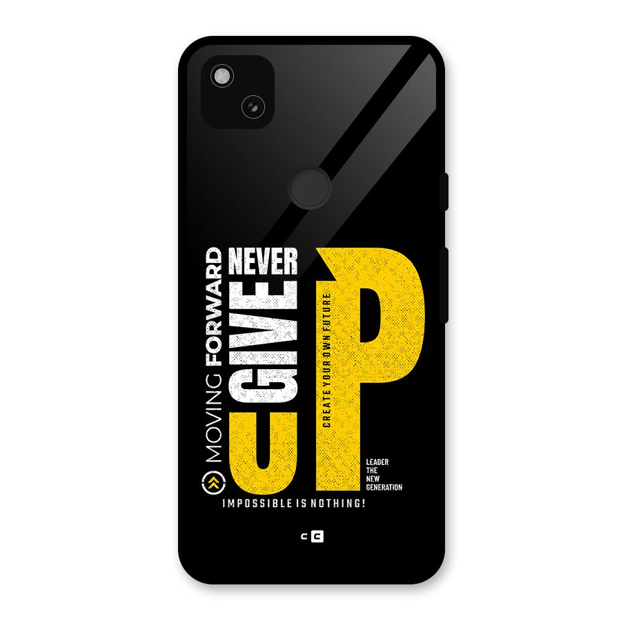 Moving Forward Glass Back Case for Google Pixel 4a