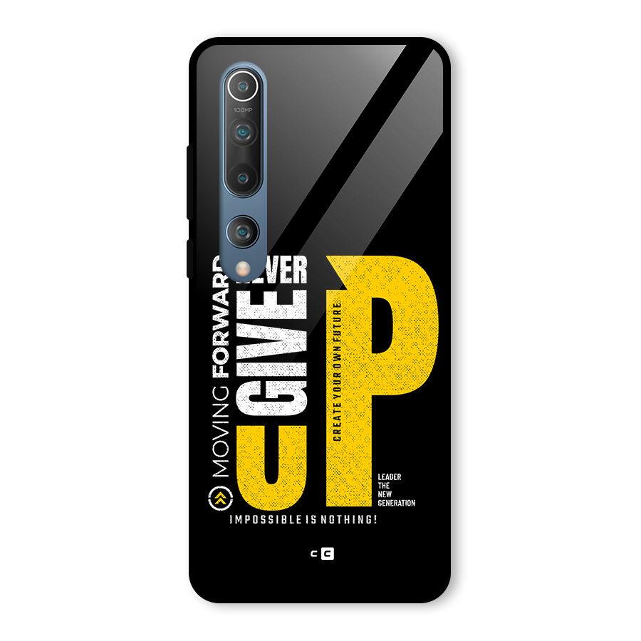 Moving Forward Glass Back Case for Mi 10