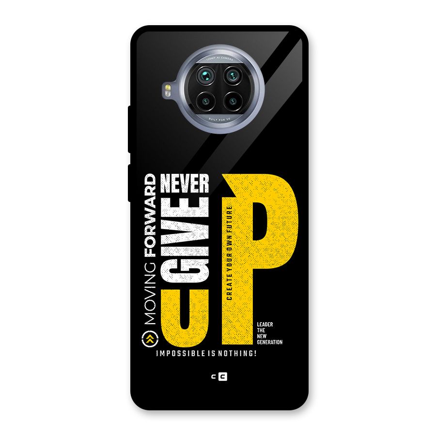 Moving Forward Glass Back Case for Mi 10i