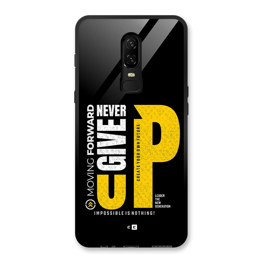 Moving Forward Glass Back Case for OnePlus 6