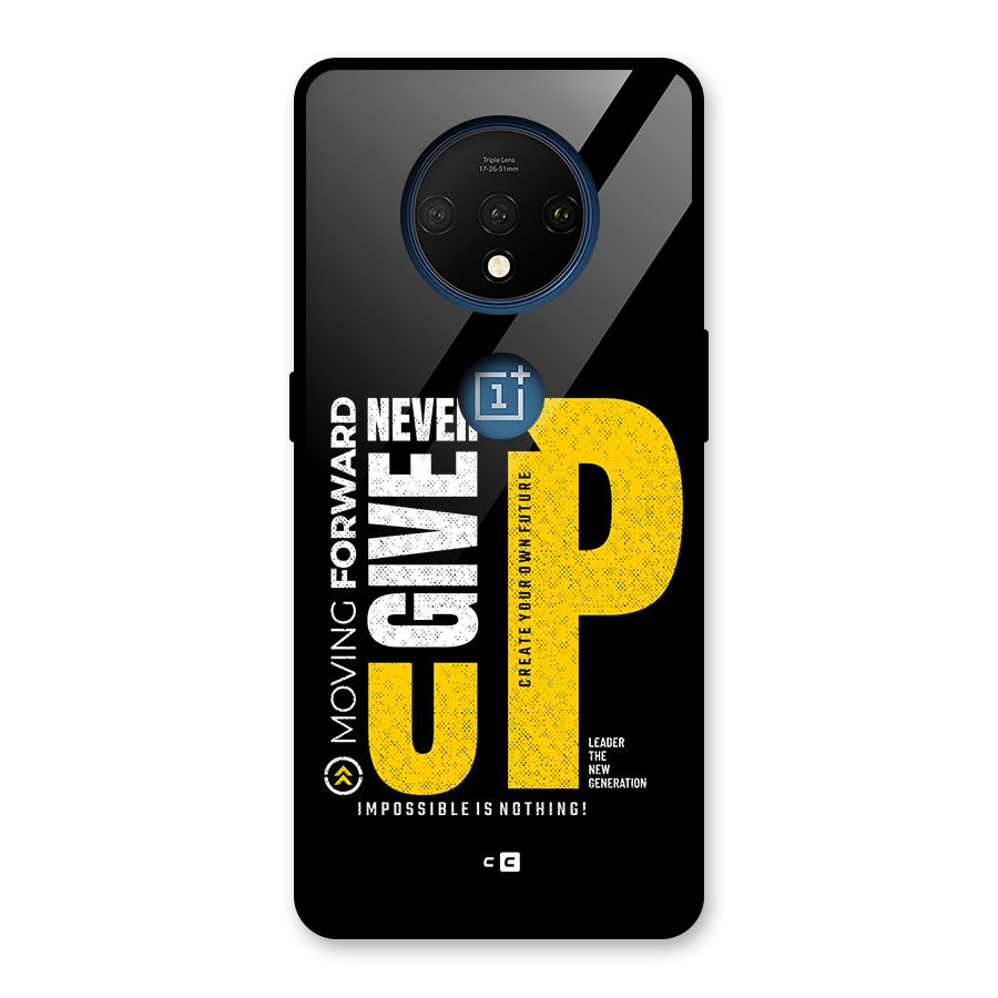 Moving Forward Glass Back Case for OnePlus 7T