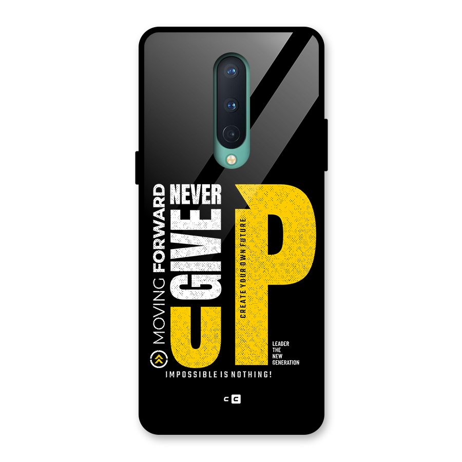 Moving Forward Glass Back Case for OnePlus 8