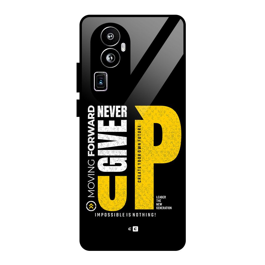 Moving Forward Glass Back Case for Oppo Reno10 Pro Plus