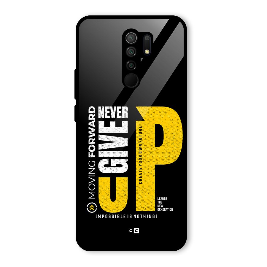 Moving Forward Glass Back Case for Poco M2