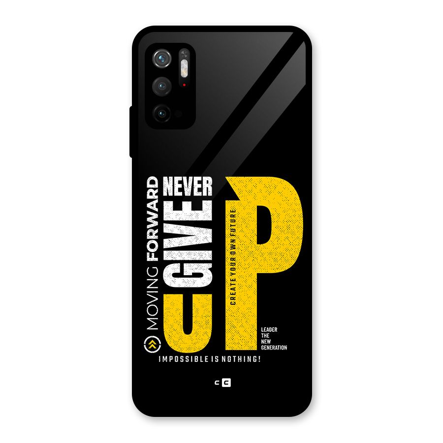 Moving Forward Glass Back Case for Poco M3 Pro 5G