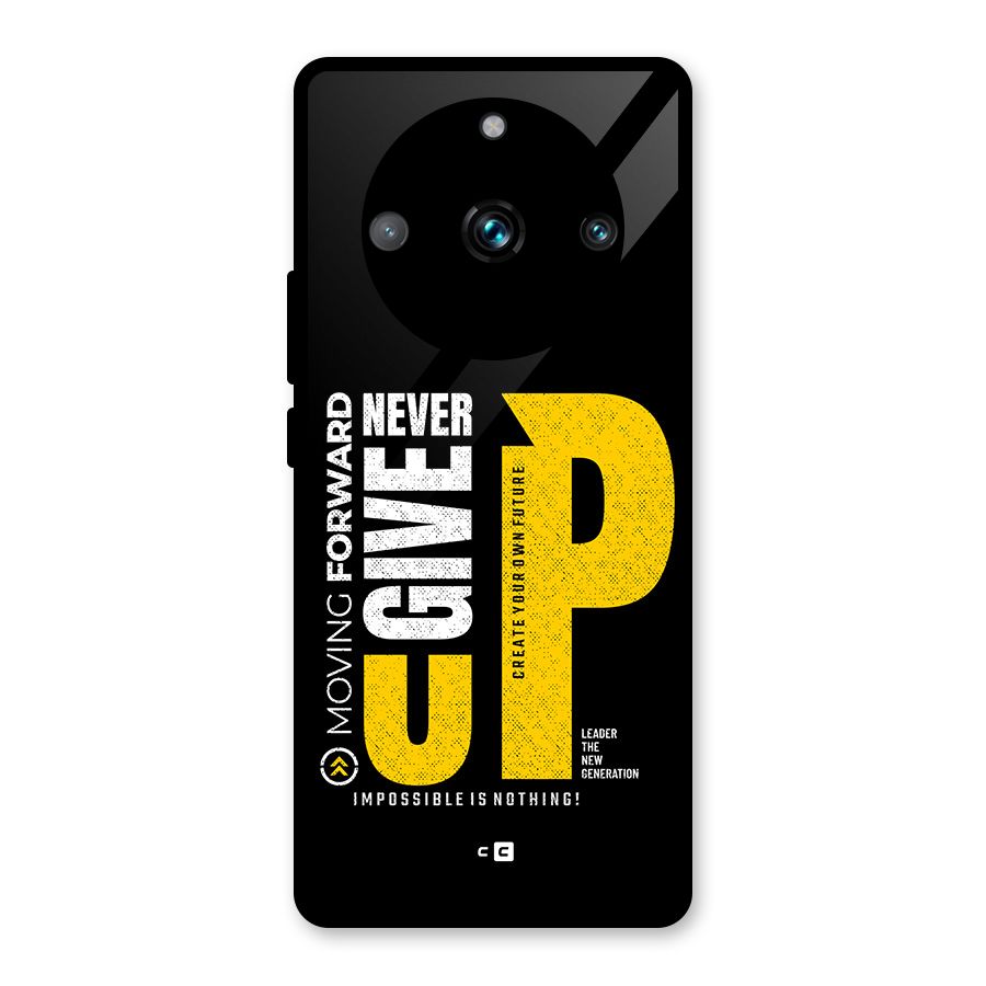 Moving Forward Glass Back Case for Realme 11 Pro Plus