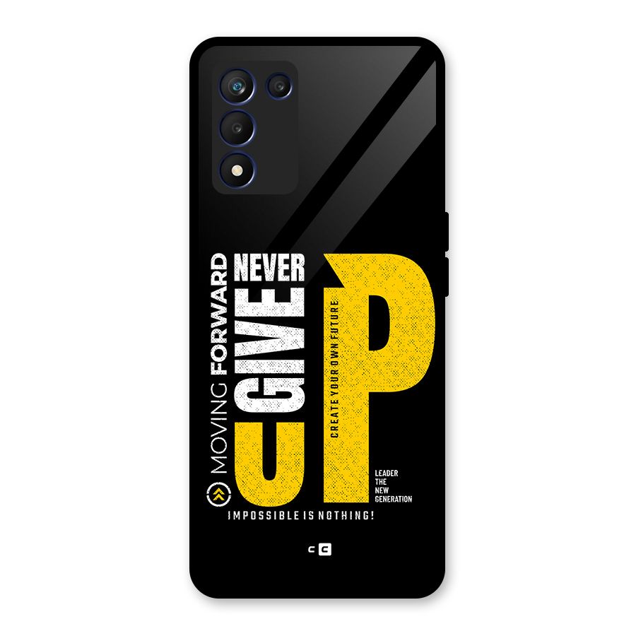Moving Forward Glass Back Case for Realme 9 5G Speed