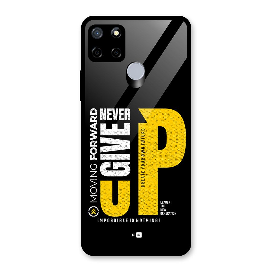 Moving Forward Glass Back Case for Realme Narzo 20