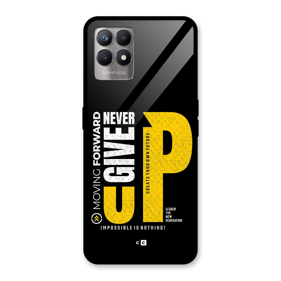 Moving Forward Glass Back Case for Realme Narzo 50