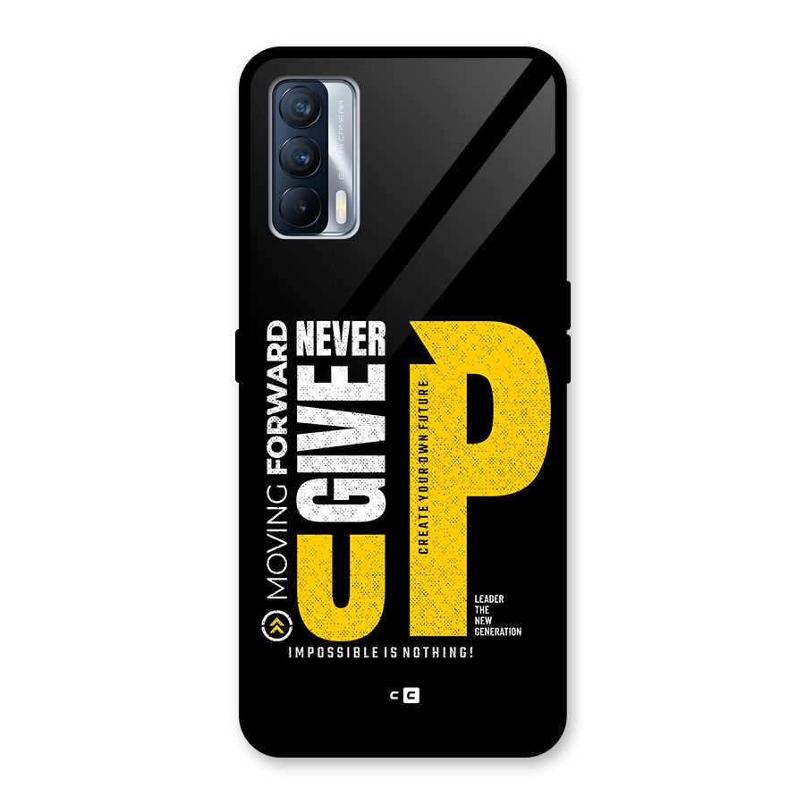 Moving Forward Glass Back Case for Realme X7