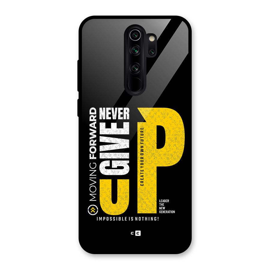 Moving Forward Glass Back Case for Redmi Note 8 Pro