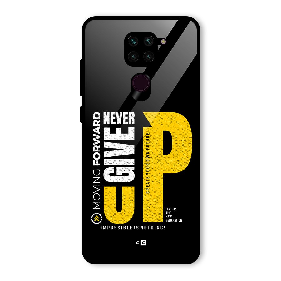 Moving Forward Glass Back Case for Redmi Note 9