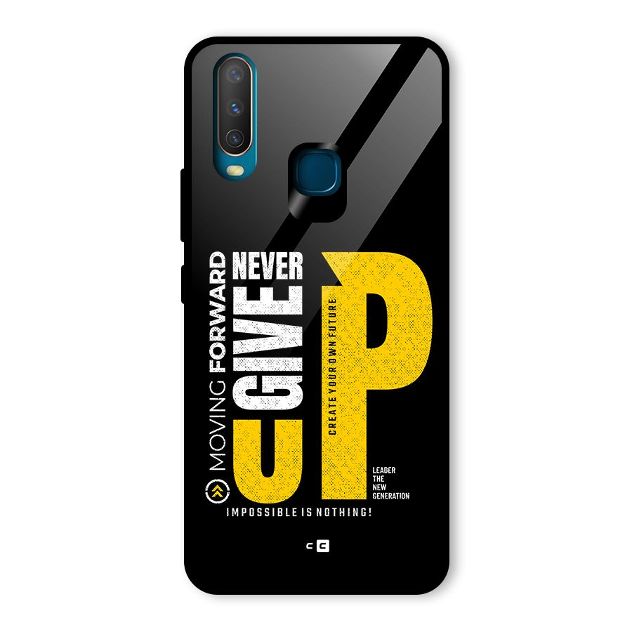 Moving Forward Glass Back Case for Vivo U10