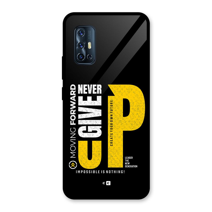 Moving Forward Glass Back Case for Vivo V17