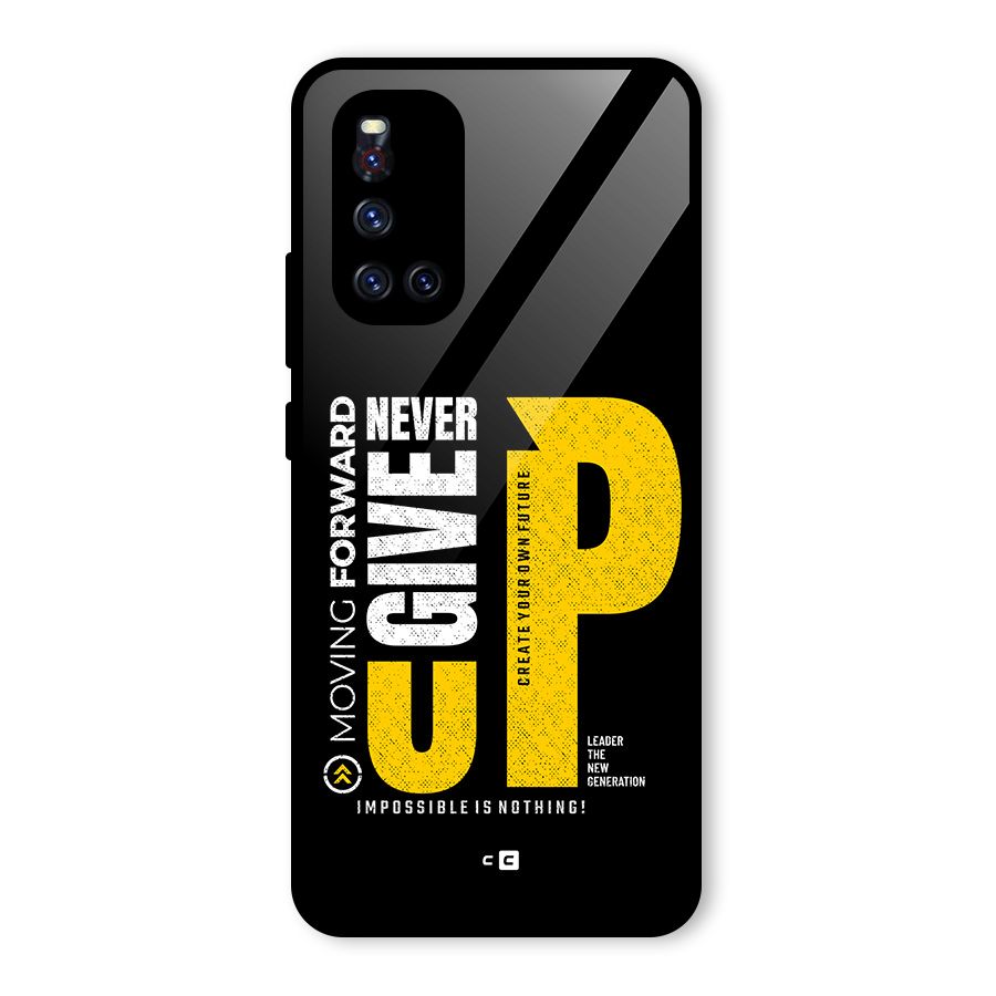 Moving Forward Glass Back Case for Vivo V19