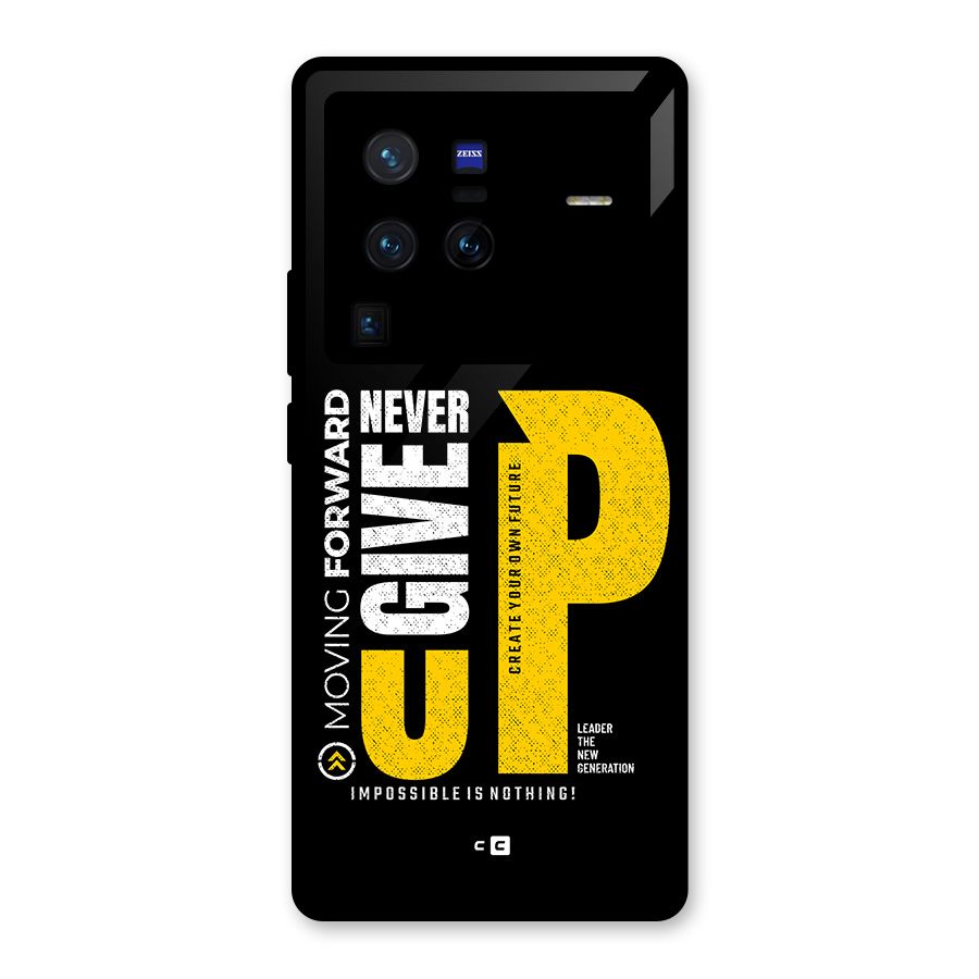 Moving Forward Glass Back Case for Vivo X80 Pro