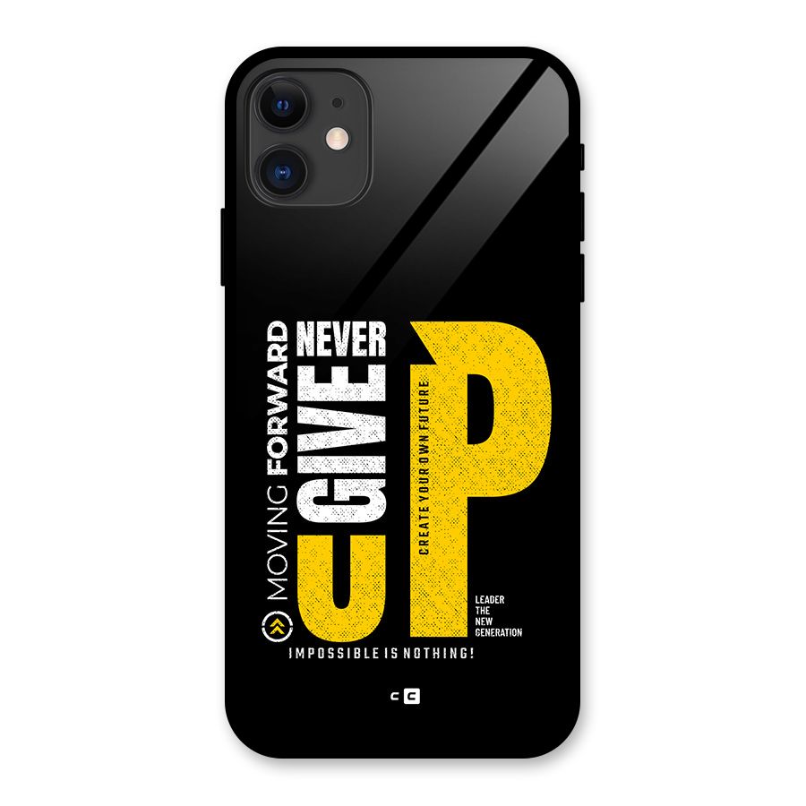 Moving Forward Glass Back Case for iPhone 11