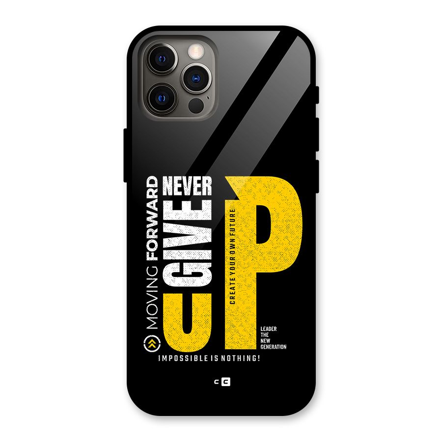 Moving Forward Glass Back Case for iPhone 12 Pro