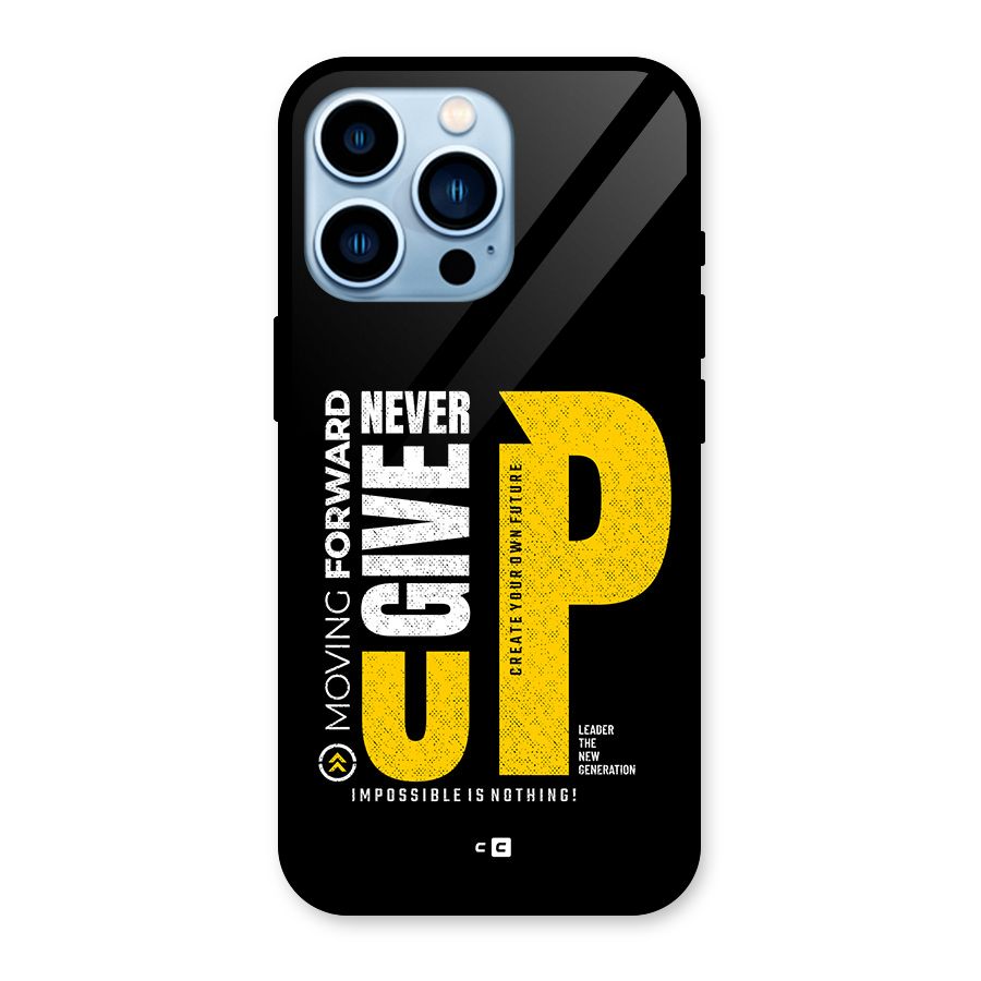 Moving Forward Glass Back Case for iPhone 13 Pro