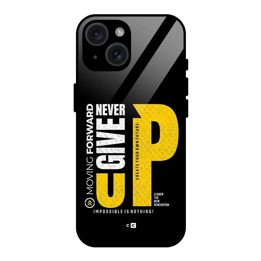 Moving Forward Glass Back Case for iPhone 15