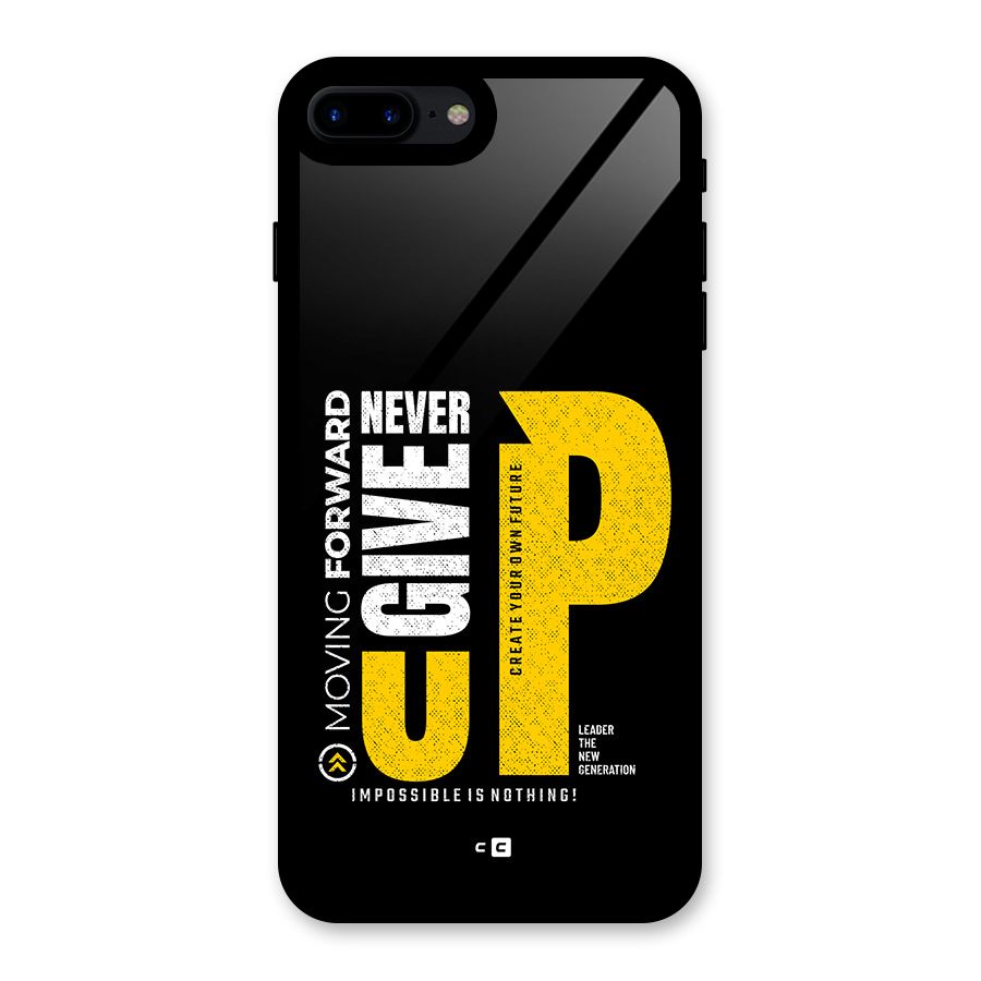 Moving Forward Glass Back Case for iPhone 7 Plus