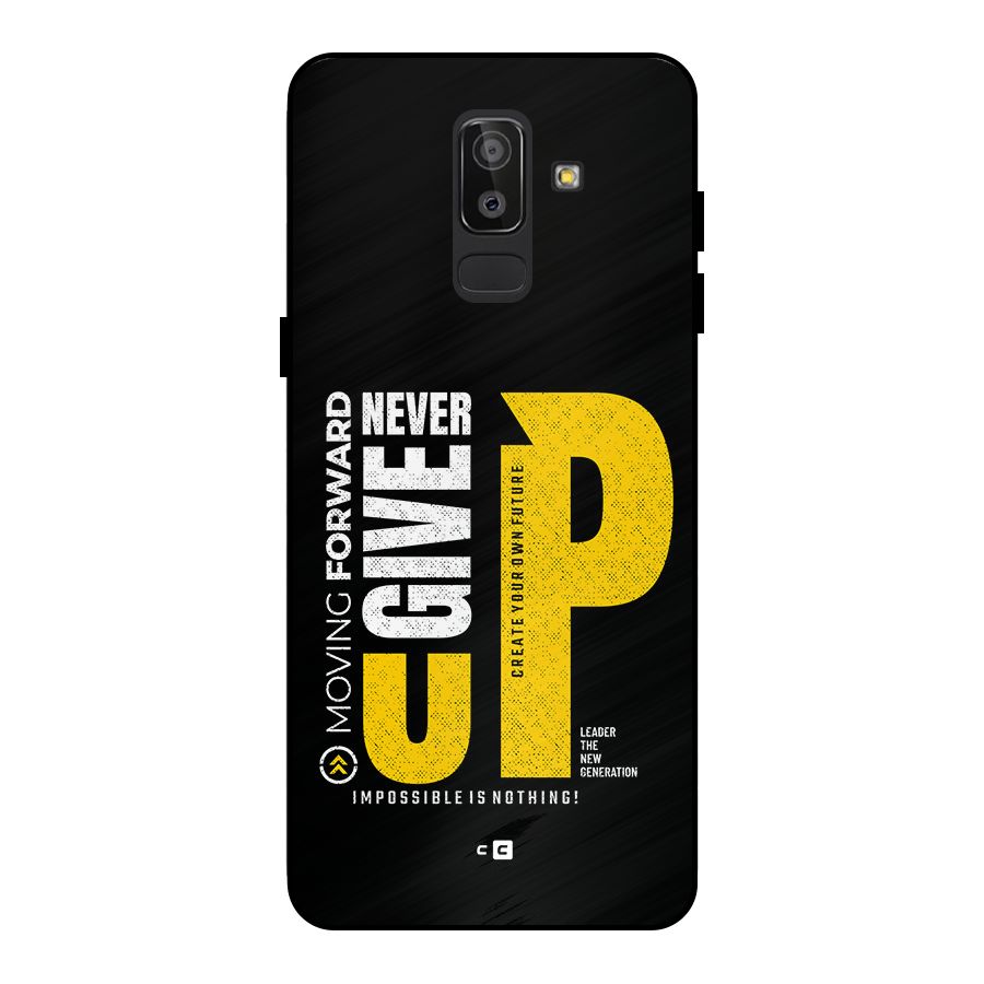 Moving Forward Metal Back Case for Galaxy J8
