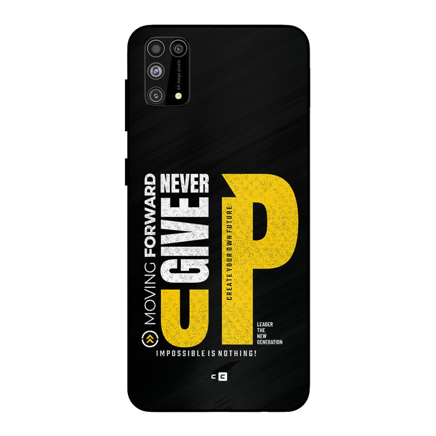 Moving Forward Metal Back Case for Galaxy M31