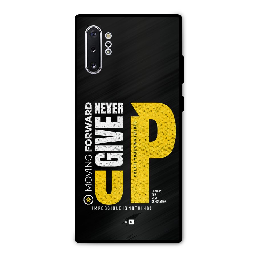 Moving Forward Metal Back Case for Galaxy Note 10 Plus