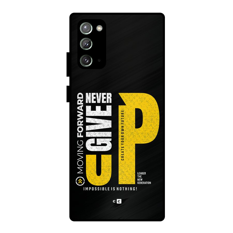 Moving Forward Metal Back Case for Galaxy Note 20