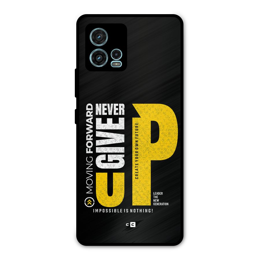 Moving Forward Metal Back Case for Moto G72