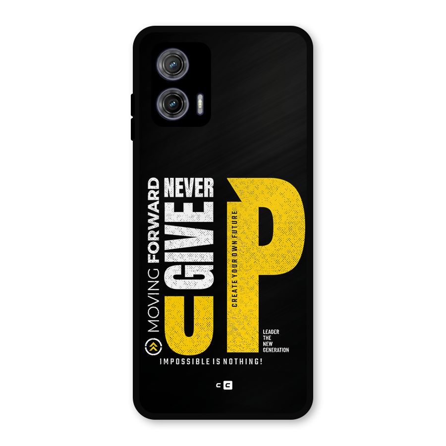 Moving Forward Metal Back Case for Moto G73