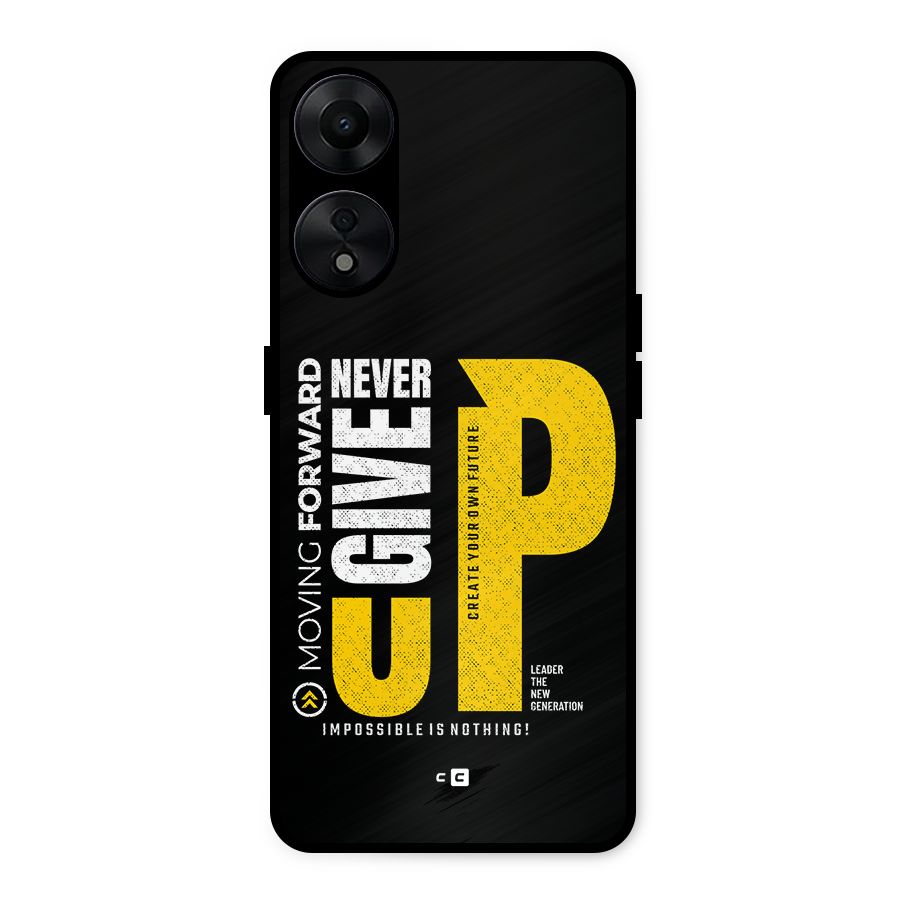 Moving Forward Metal Back Case for Oppo A78 5G