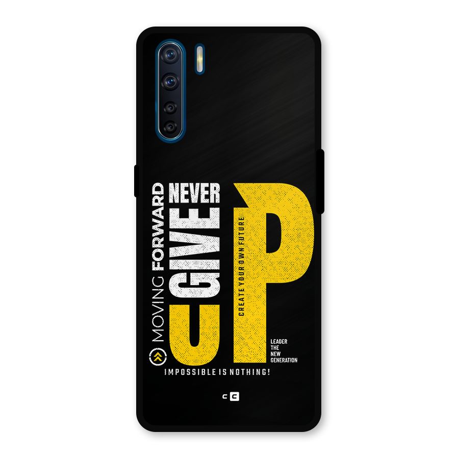 Moving Forward Metal Back Case for Oppo F15