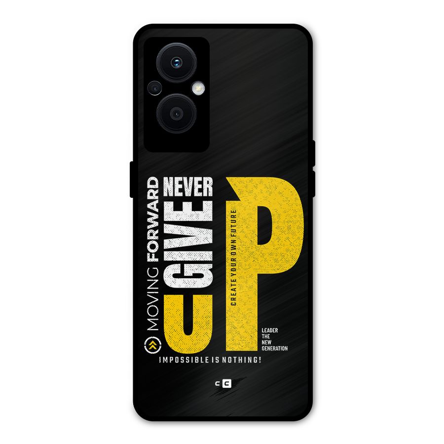 Moving Forward Metal Back Case for Oppo F21 Pro 5G